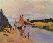 Claude Monet Hafen von Trouville oil painting reproduction